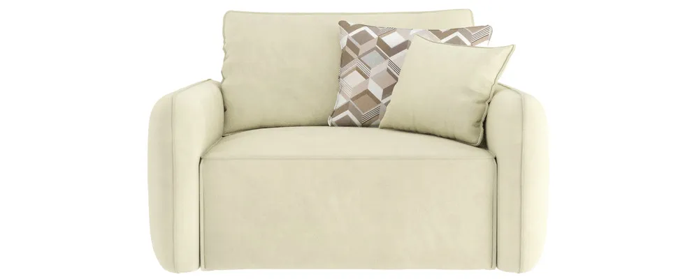 Fotel zielony VINCI 130 cm: Wymiary mebla VINCI