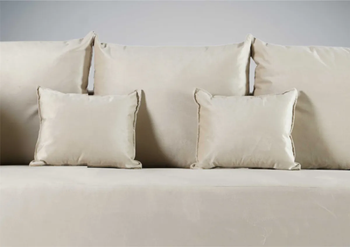 Sofa różowa MINO prawa trzyosobowa z funkcją spania 198 cm: Wymiary i wyposażenie sofy