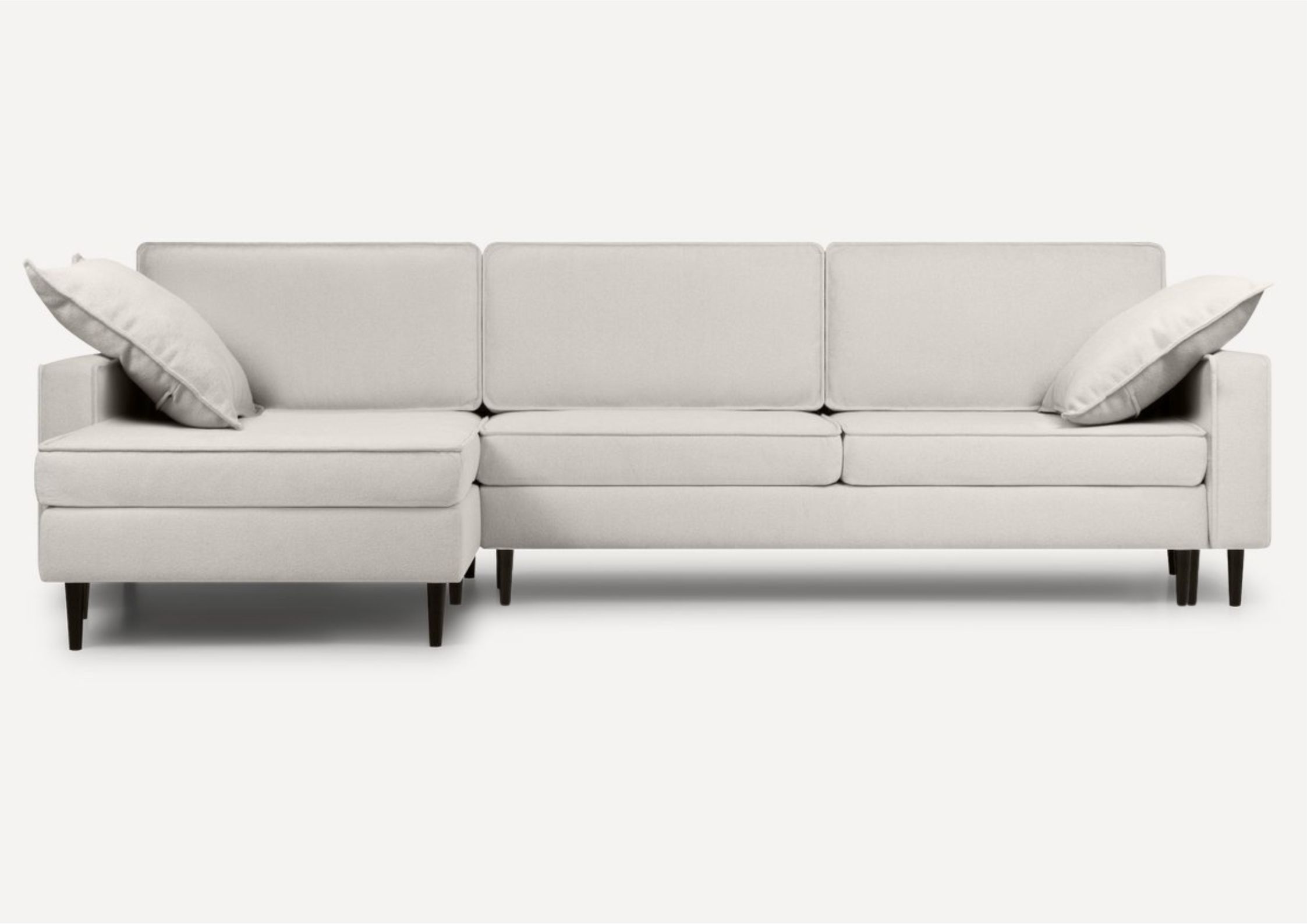 Elegancki skandynawski narożnik w kolorze beżowym