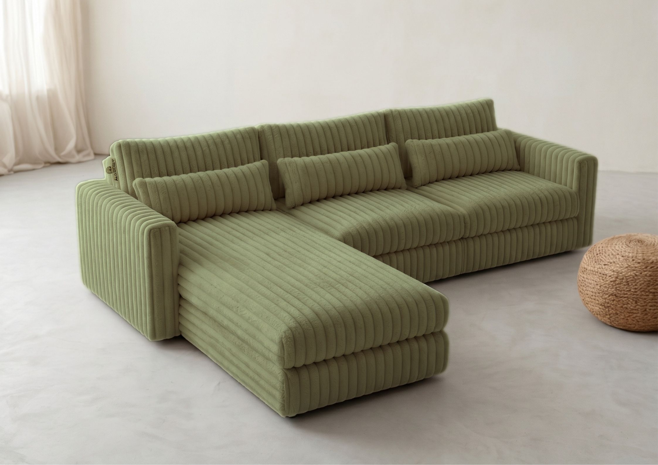 Narożnik Tilia Lewy zielony PRL