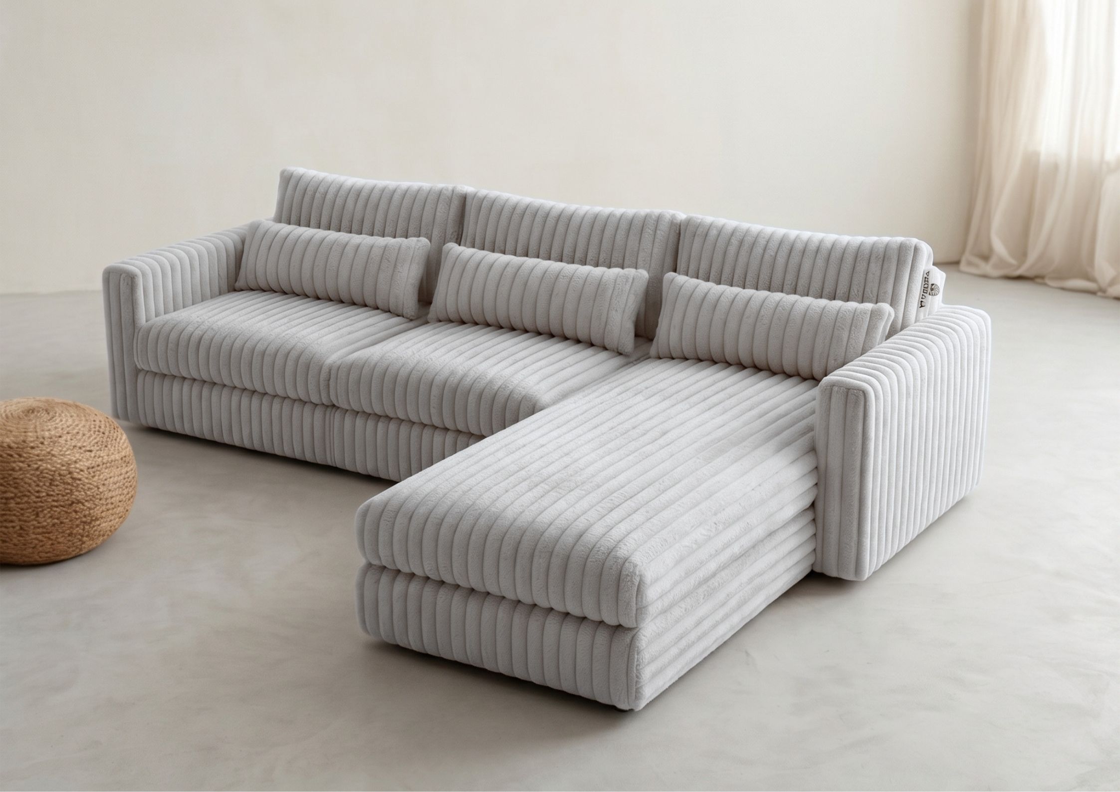 Narożnik Tilia Lewy Śmietankowy