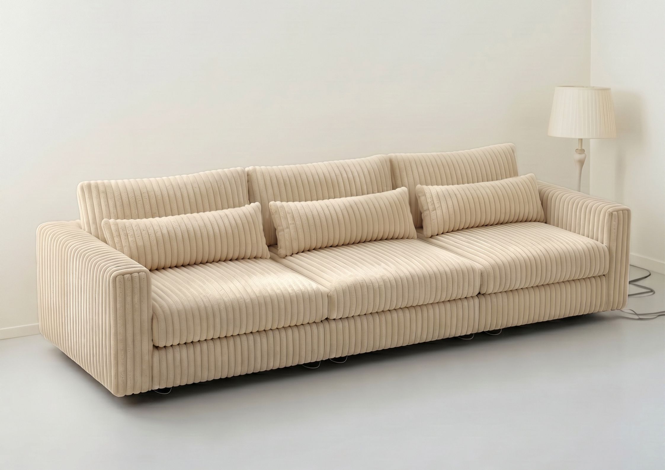 Sofa modułowa ciepły beż