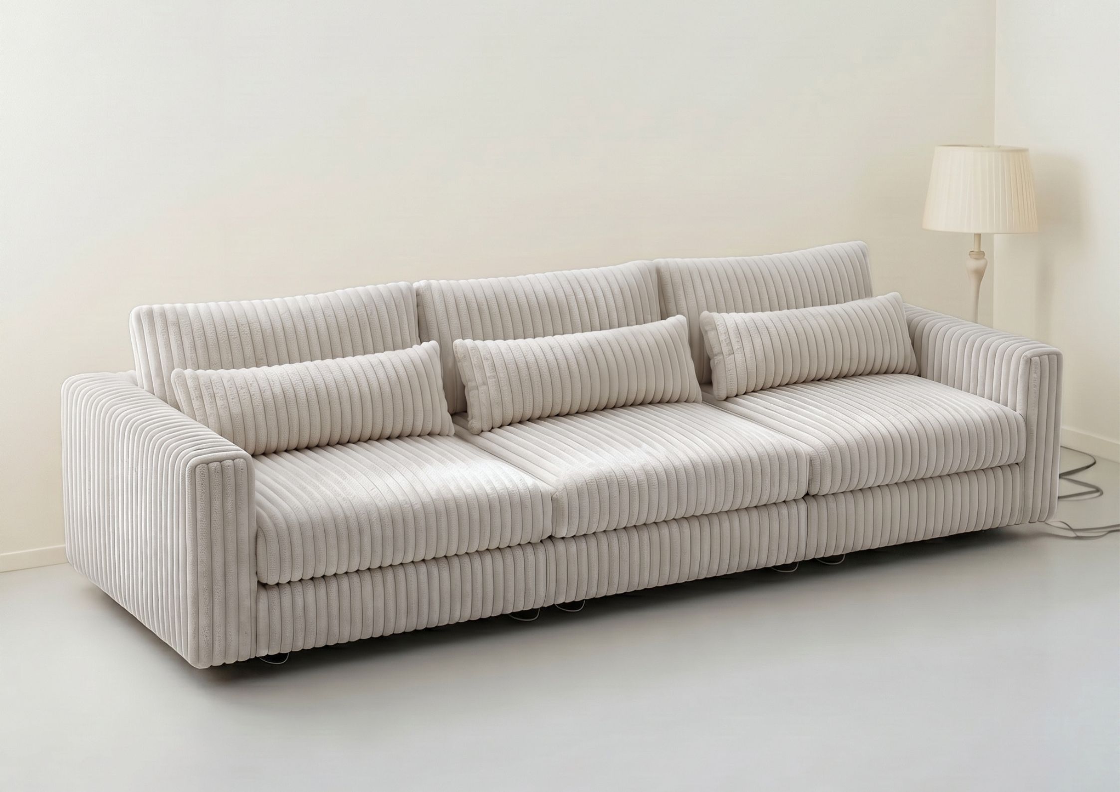 Sofa modułowa zimny beż