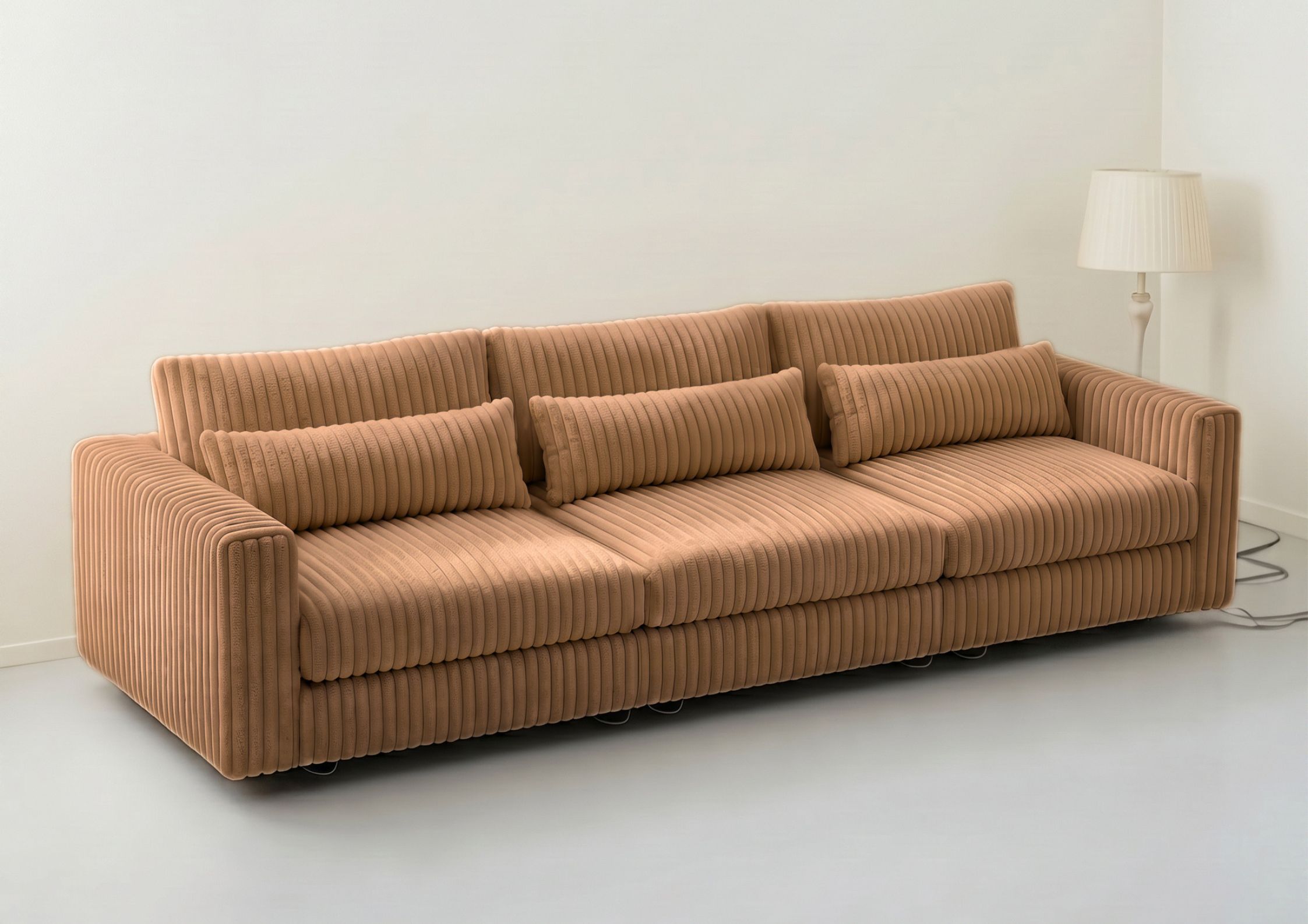 Sofa modułowa miedziana