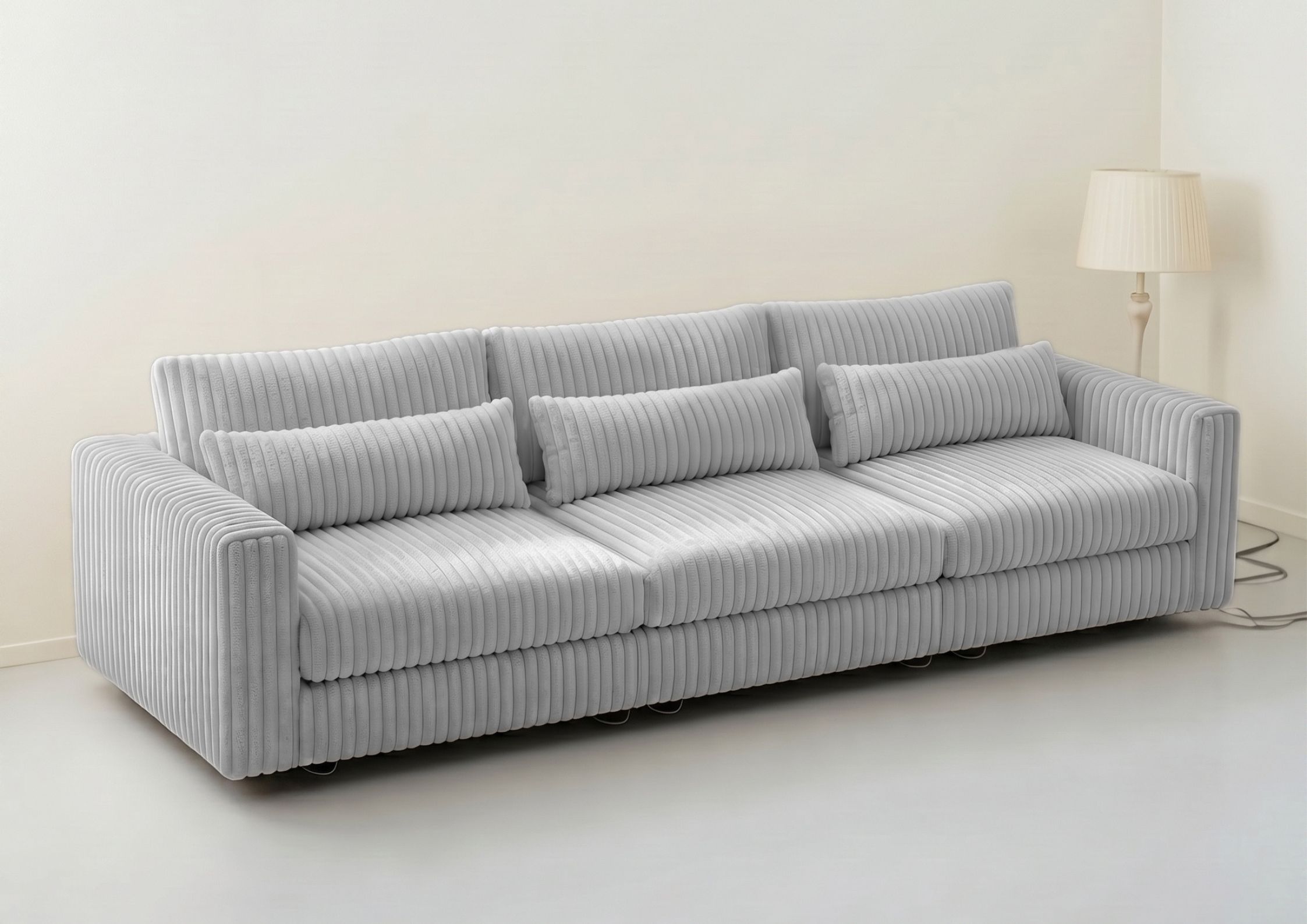 Sofa modułowa szara