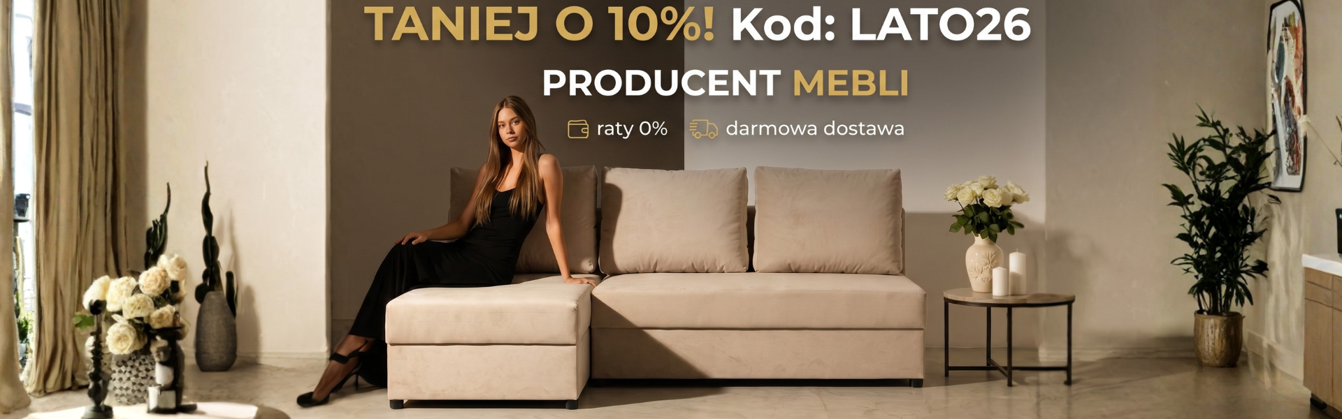 Letnia promocja 10% taniej hasło lato26